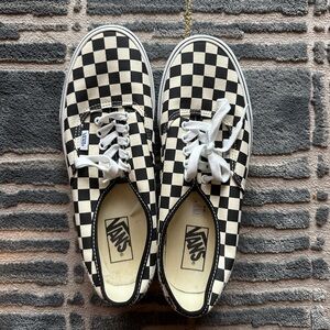 Vans Authentic Checkerboard Off White - Men’s 9.5US